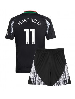 Arsenal Gabriel Martinelli #11 Auswärts Trikotsatz für Kinder 2024-25 Kurzarm (+ Kurze Hosen)